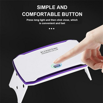 36W Mini Nail Dryer UV LED Lamp Portable USB Curing All Gel Nail Polish With Motion Sensing Equipment Nail Dryers