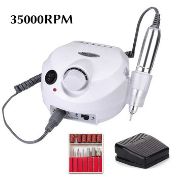 Σετ μανικιούρ με 120W/54W Led Nail Lamp Σετ νυχιών 35000RPM Μηχάνημα τρυπάνι νυχιών 40/30/20/10 Color UV Polish Gel Polish Nail Kit