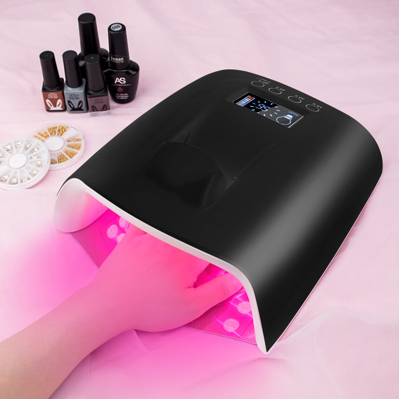 Lumină roșie fără fir Lampă LED UV pentru unghii fără fir de 60 W pentru întărirea lacului cu gel fără fir cu baterie de litiu 60 W Pro Light