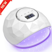 UV LED nagų lempos nagų džiovintuvas su LED UV šviesa nagams Lamp Gelinis nagų lako kietėjimo džiovintuvas namams ir salonui su automatiniu jutikliu