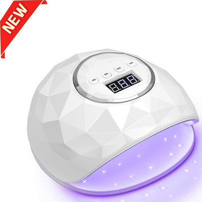 UV LED nagų lempos nagų džiovintuvas su LED UV šviesa nagams Lamp Gelinis nagų lako kietėjimo džiovintuvas namams ir salonui su automatiniu jutikliu
