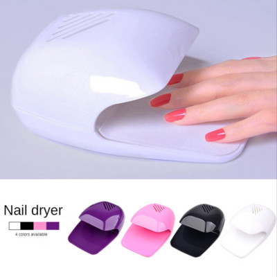 Mini Nail Dryer Touch Type Könnyű körömlakk Air Dryer Körömlakk Kis ragasztóventilátor