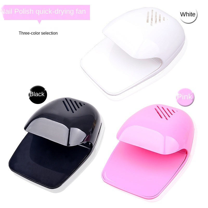 Mini Nail Dryer Touch Type Könnyű körömlakk Air Dryer Körömlakk Kis ragasztóventilátor