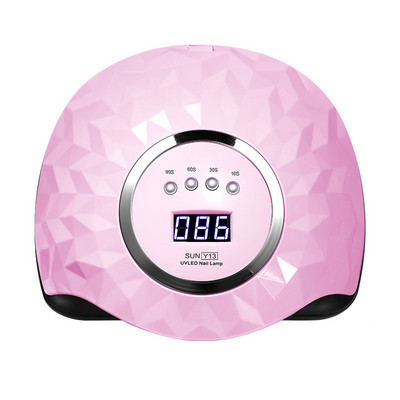 UV LED nagų lempa geliniam nagų lakavimui su 4 laikmačiais 60LEDs 120W Smart Sensor Profesionalus nagų dailės salono manikiūro aparatas