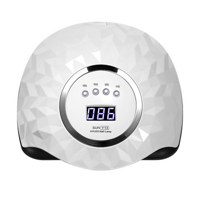 UV LED nagų lempa geliniam nagų lakavimui su 4 laikmačiais 60LEDs 120W Smart Sensor Profesionalus nagų dailės salono manikiūro aparatas