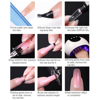 Yinikiz 30ML Colorful Poly Nail Gel Builder Crystal Polish Gel Quick Nail Extension Gel Acryl Gel LED Builder Nail Gel Gel νυχιών