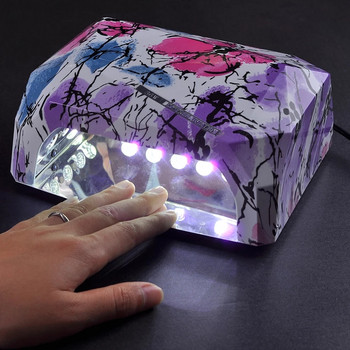 Auto Sensor 36W UV Lamp Nail Dryer Diamond Shape CCFL Light Gel Curing LED UV Lamps Drying for UV Gel Polish Nail Art Tools