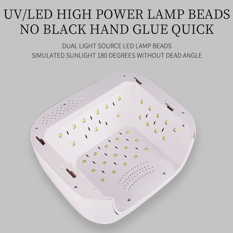 Bluetooth hangszóró 99W LED lámpa Körömszárító 42 LED Professzionális UV jéglámpa szárításhoz gél lakk időzítő automatikus érzékelős manikűr eszköz