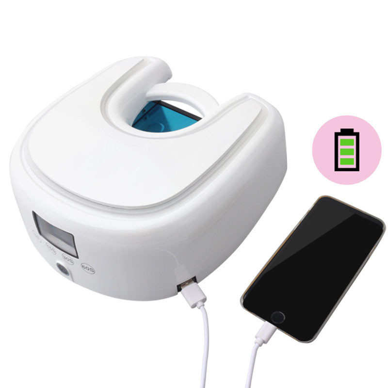 Lampă reîncărcabilă pentru unghii 48W UV Gel Cure Light Aparat de manichiură fără fir Lampă UV LED pentru unghii cu lumină roșie Uscător de unghii fără fir