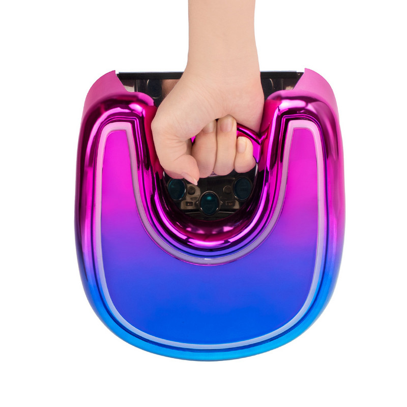 Lampă reîncărcabilă pentru unghii 48W UV Gel Cure Light Aparat de manichiură fără fir Lampă UV LED pentru unghii cu lumină roșie Uscător de unghii fără fir