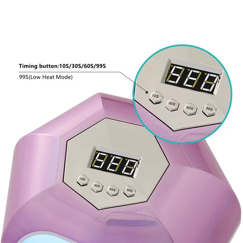 Körömszárító UV LED körömlámpa minden zselés körömlakk kikeményítésére Motion Sensing manikűr pedikűr szalon eszközzel
