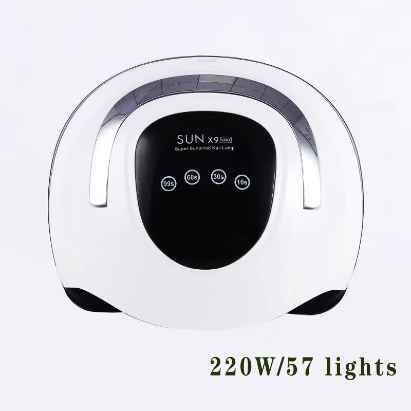 High Power SUN X10 MAX UV LED stroj za sušenje noktiju Prijenosna profesionalna lampa za kućnu upotrebu za brzo sušenje gel laka za nokte