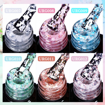 UR SUGAR 12 τμχ Glitter Mineral Nail Gel Polish Σετ Γυαλιστερό Μπλε Πράσινο Χρώμα Ημιμόνιμο Soak Off UV LED Nail Art Gel Manicure