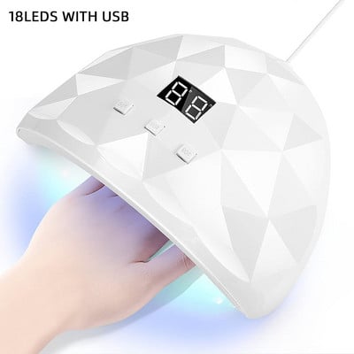 120W UV LED lampa za nokte Sušilo za nokte 42 LED UV svjetlo za gel nokte Stroj za manikuru i pedikuru Profesionalni alati za gel lampe za salone za nokte