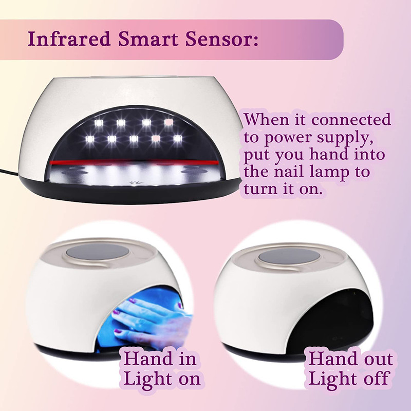 120W UV LED lampa za nokte Sušilo za nokte 42 LED UV svjetlo za gel nokte Stroj za manikuru i pedikuru Profesionalni alati za gel lampe za salone za nokte