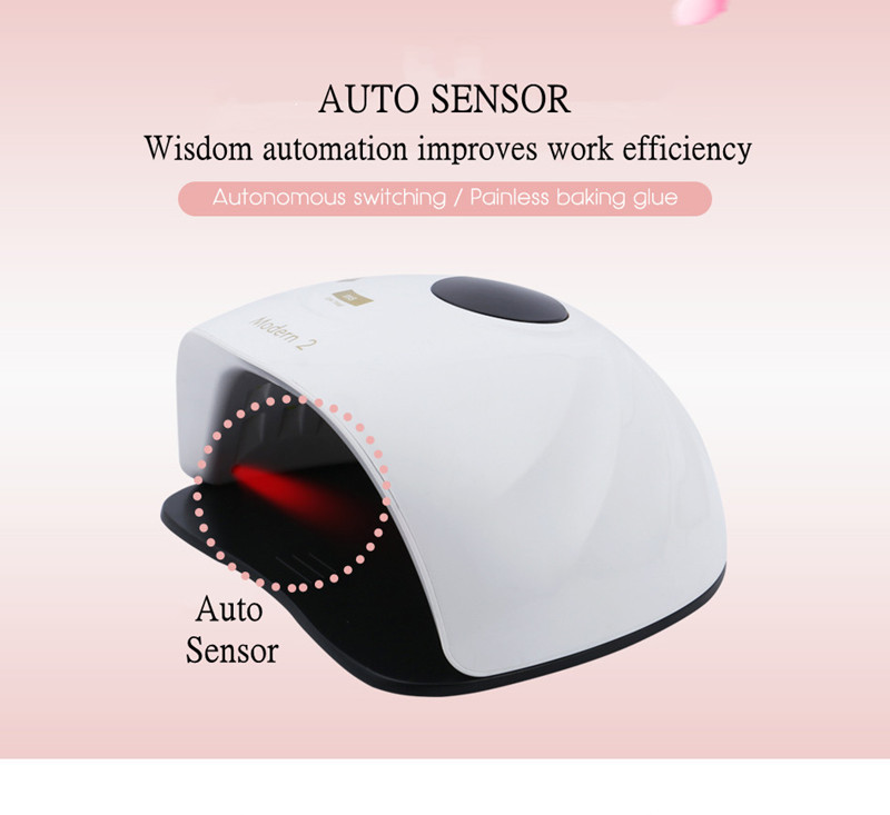 Professzionális 120 W UV LED körömlámpa szárító ventilátorral 45 LED a szárításhoz Köröm Gél Lakk Új manikűr pedikűr körömszalon lámpaszárító