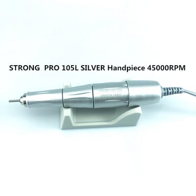 MARATHON-Champion 3 PRO 105LN fogantyús 35K/45K/50K elektromos körömfúró STRONG 210 mikromotoros csiszológép körömdíszítő szerszámokhoz