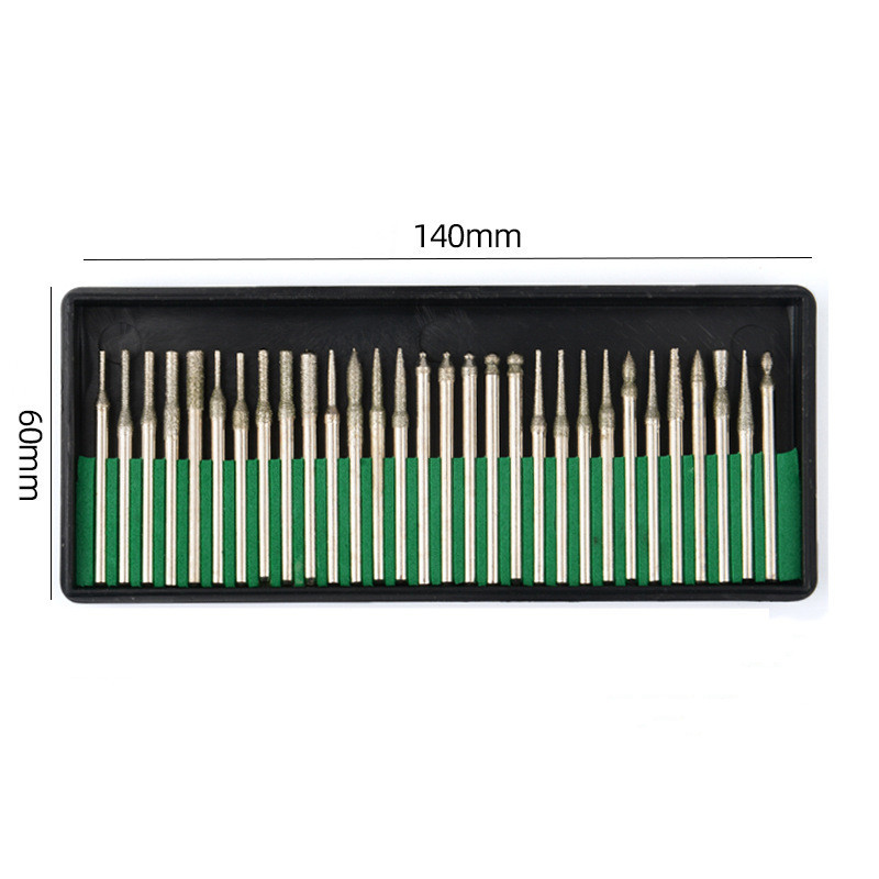 30 бр./компл. Свредла за нокти Комплект свредла за фрезоване на маникюр Сплав за шлифоване на главата Свредла за педикюр Аксесоари за електрическа бормашина за маникюр