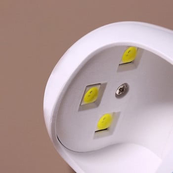 Λάμπα στεγνώματος νυχιών 16W Λάμπα UV LED Μίνι φορητό στεγνωτήριο νυχιών με καλώδιο USB βερνίκι νυχιών τζελ Εξοπλισμός για στεγνωτήριο μανικιούρ