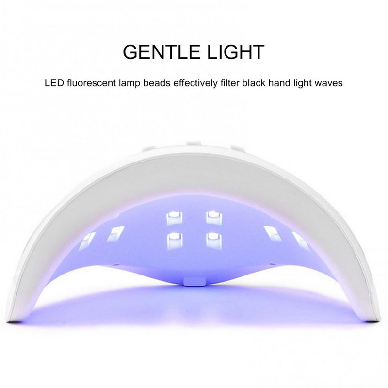 Körömszárító lámpa UV LED körömlámpa köröm köröm lábujj köröm gél alapú lakkok hordozható körömszárító lámpa 3 időzítő beállítások intelligens érzékelő