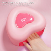 Nauja 180W LED lempa nagams Heart Shape nagų džiovinimo lempa 3 Timer Nail Art Kietėjimo lempa Manikiūras Pedikiūras Nagų dailės salono įrankis