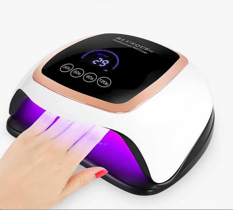 Vadonatúj LCD Smart Sensor körömlámpa 168W Nail Machine Led fototerápiás lámpa UV köröm lámpa