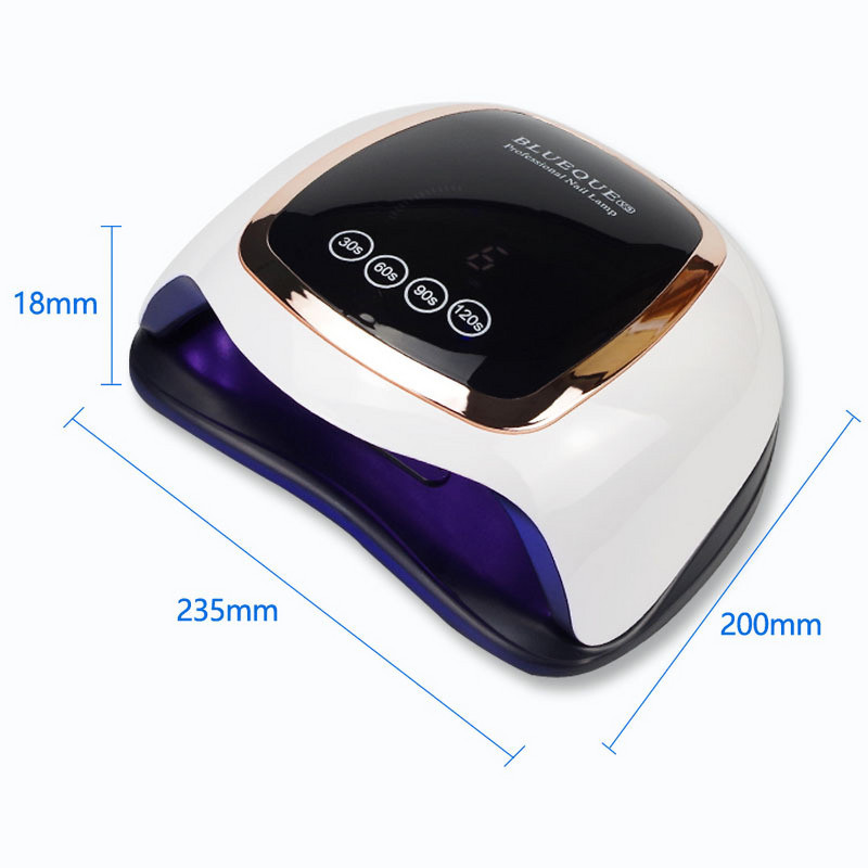 Vadonatúj LCD Smart Sensor körömlámpa 168W Nail Machine Led fototerápiás lámpa UV köröm lámpa
