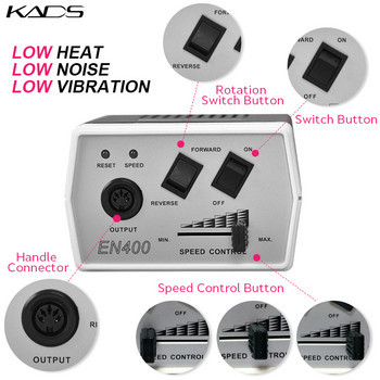 KADS 30000rpm Машина за бормашина за нокти Електрическа пила за нокти за маникюр Преносима машина за бормашина за нокти Фреза Комплекти фрези
