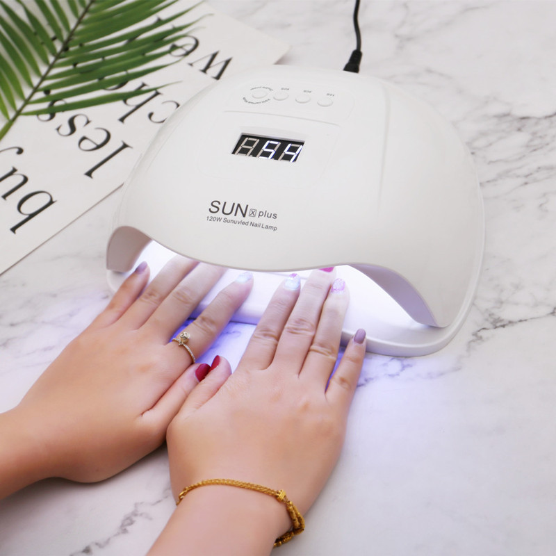 Professzionális körömszárító SUNX Plus UV lámpa 54W LED köröm digitális időkijelző 36 UV lámpa gyöngyök minden típusú zselés körömszárításhoz