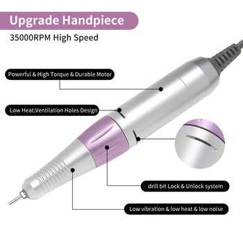 35000/20000RMP Electric Nail Drill Pedicure αξεσουάρ για μανικιούρ With Nail Drill bit Επαγγελματική μηχανή πεντικιούρ μανικιούρ