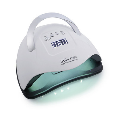 Lampă de uscător cu gel acrilic pentru unghii cu 60 LED-uri UV LED Lampă pentru uscător de unghii cu senzor inteligent Mod de căldură scăzută Mașină de manichiură roz pentru arta unghiilor