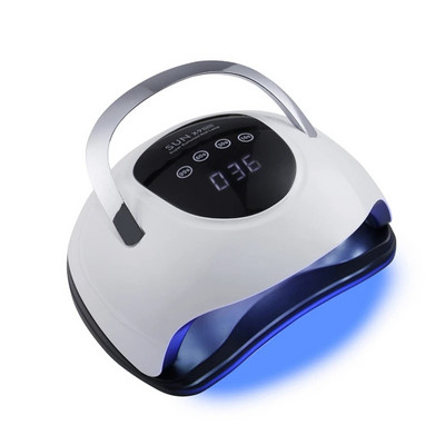 Lampă de uscător cu gel acrilic pentru unghii cu 60 LED-uri UV LED Lampă pentru uscător de unghii cu senzor inteligent Mod de căldură scăzută Mașină de manichiură roz pentru arta unghiilor