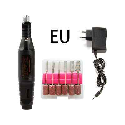 Faylisvow električni aparat za manikuru pedikuru USB bušilica za nokte Odstranjivač gela za nokte Glodala za brušenje noktiju