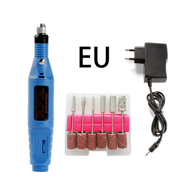 Faylisvow električni aparat za manikuru pedikuru USB bušilica za nokte Odstranjivač gela za nokte Glodala za brušenje noktiju