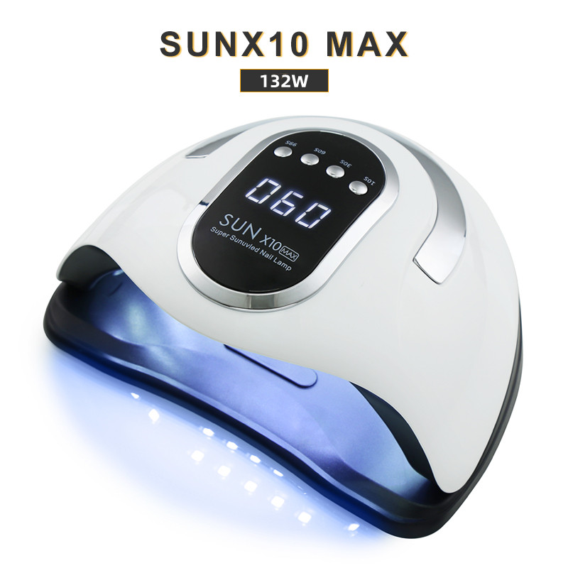 2022-es új SUN X10 MAX körömlámpa 66 db LED-es UV lámpával manikűr géles körömszárítóhoz szárító körömlakk manikűr eszközök