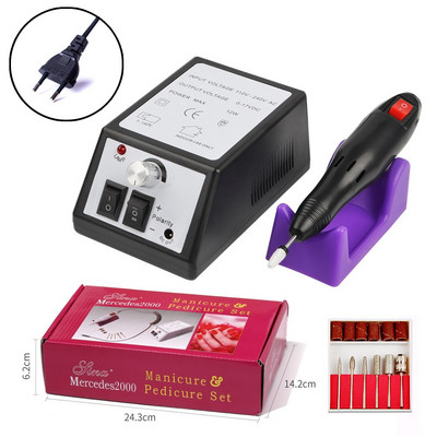 20000RPM Električna bušilica za nokte Kompleti glodalica Set električnih brusilica za nokte 12W Svrdlo za nokte Komplet alata za nokte