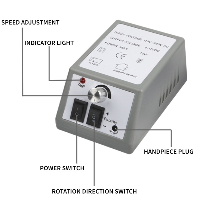 20000 RPM elektrinių nagų gręžimo staklių frezavimo staklių rinkiniai Elektriniai nagų šlifuoklio rinkiniai 12W nagų gręžimo antgalių nagų įrankių rinkinys
