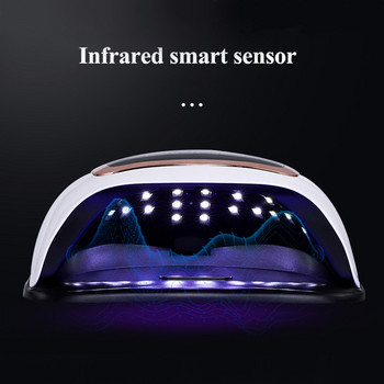 Υψηλής ισχύος BQ V3 84W LED UV Λαμπτήρας 42 LED Fast Curing Gel Polish Σετ στεγνωτήρα νυχιών Ρύθμιση τεσσάρων χρονοδιακόπτη Smart Sensor Nail Tool Hot