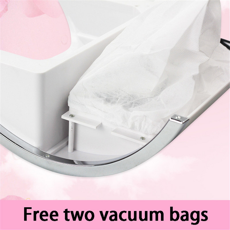 Lampă LED UV 2 în 1 Aspirator pentru manichiură pentru unghii Lampă colector de praf pentru unghii 45W pentru uscarea unghiilor Lampă cu gel pentru unghii cu lumină LED