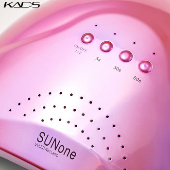 48W UV LED Φωτιστικό νυχιών 30 LEDS Pink Nail Dryer For All Polish Fast Dryer UV Gel Nail Lamp Στεγνωτήρας νυχιών Εργαλεία μανικιούρ