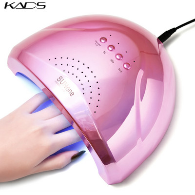 48W UV LED Φωτιστικό νυχιών 30 LEDS Pink Nail Dryer For All Polish Fast Dryer UV Gel Nail Lamp Στεγνωτήρας νυχιών Εργαλεία μανικιούρ