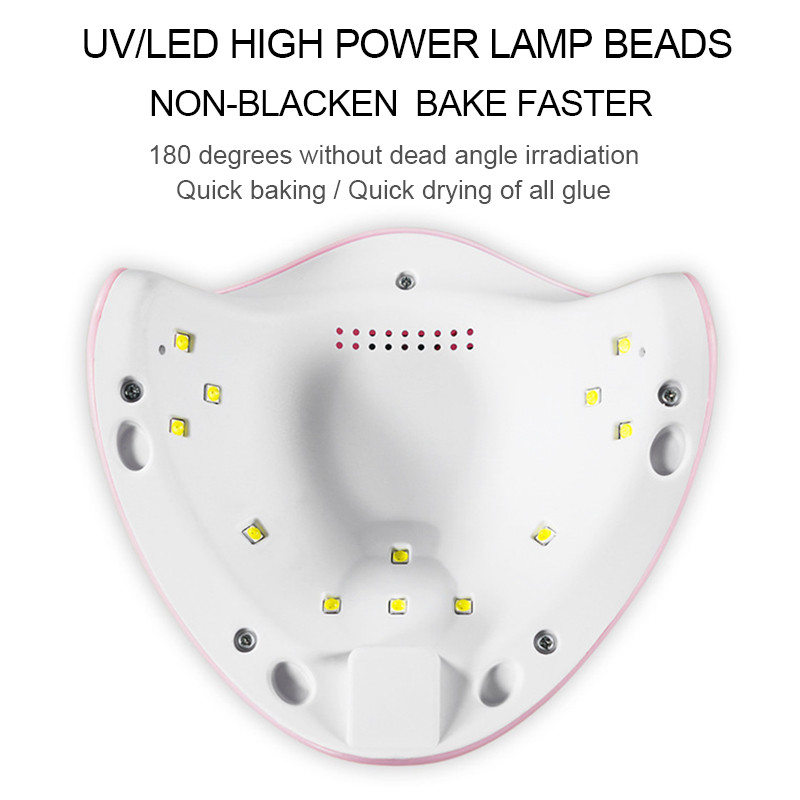 NAILCO Star 1 szárító köröm lámpa 12W hordozható 30/60/90s időzítő UV&LED lámpa USB kábel csatlakozó otthoni manikűr lakk köröm művészeti eszközök