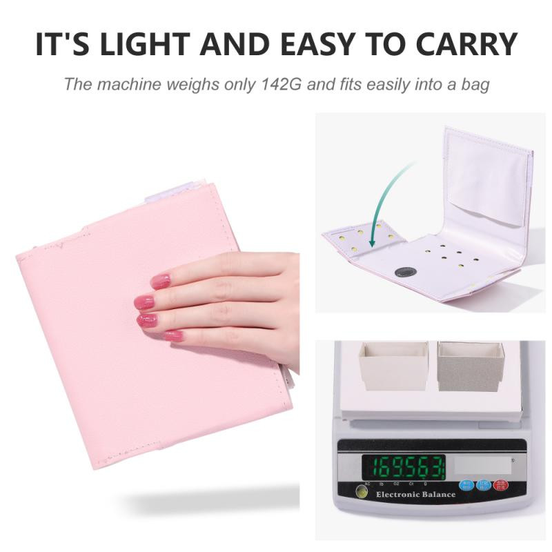 1db új hordozható összecsukható körömlakk szárító UV gél LED 54W kötőzselé gyorsszáradás időzítő lámpa Nail Art USB körömszárító berendezés