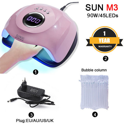 Új 114 W-os SUN T5 MAX UV manikűrgép 57/LED jéglámpa szárító gél olajhoz 10s/30s/60s/99s időzítő automatikus indukció