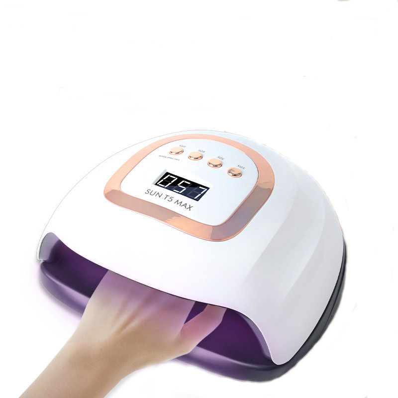 Új 114 W-os SUN T5 MAX UV manikűrgép 57/LED jéglámpa szárító gél olajhoz 10s/30s/60s/99s időzítő automatikus indukció