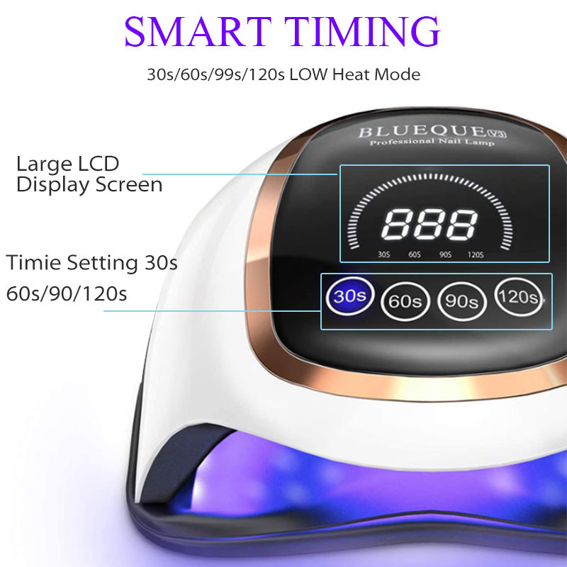 UV LED lempa nagų gelio džiovintuvui su 42 šviesos diodais manikiūro gelinio lakavimo judesio jutimui namuose Profesionali LED lempa Dropshipping