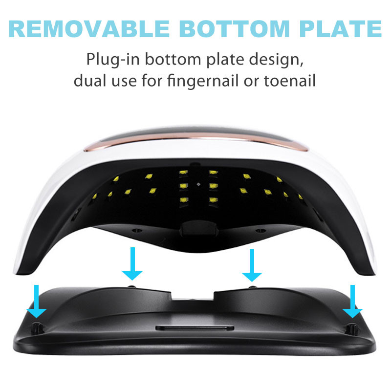UV LED lempa nagų gelio džiovintuvui su 42 šviesos diodais manikiūro gelinio lakavimo judesio jutimui namuose Profesionali LED lempa Dropshipping