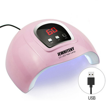 Σετ νυχιών με 54W UV LED LAMP 20/10 ΤΕΜ. Nail Gel Polish Kit Gel Varnish Soak Off Σετ μανικιούρ με φρέζα Εργαλείο νυχιών