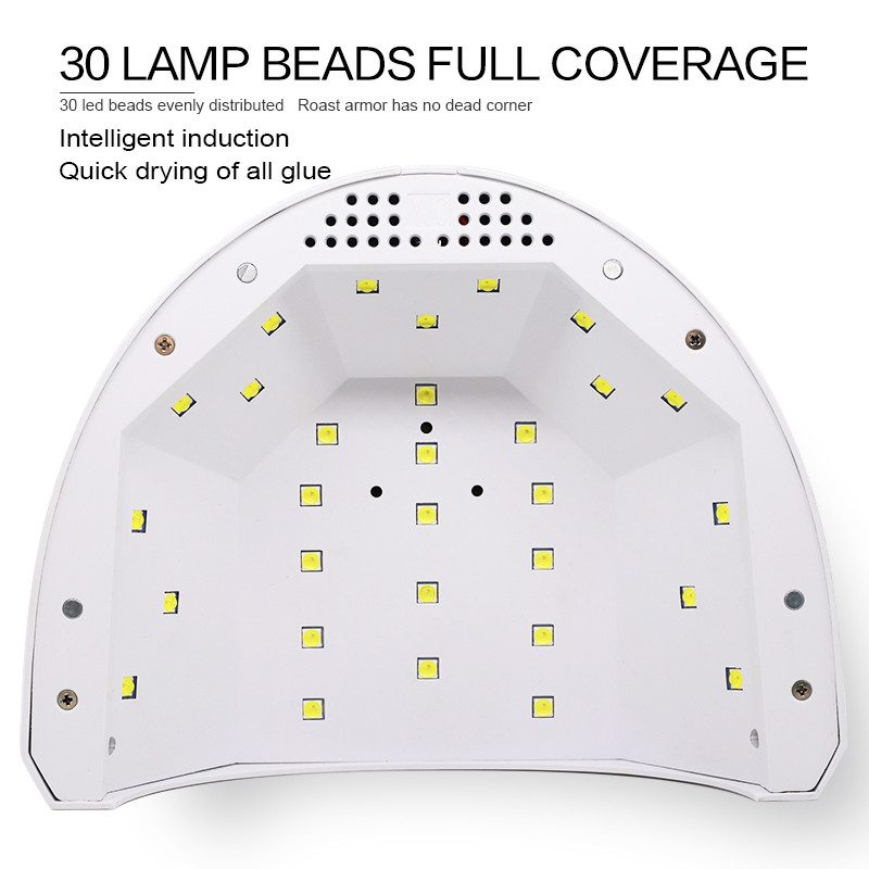 Clou Beaute UV lámpa körömhöz 48W SUNone LED körömszárító manikűrhöz Kikeményedő géllakk körömlámpa 5s/30s/60s automatikus érzékelő