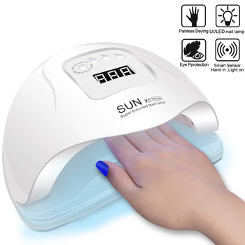 LNWPYH Σετ Μανικιούρ με Led Nail Lamp Σετ νυχιών 20000RPM Φορητό μηχάνημα τρυπάνι νυχιών 18/6 Color UV Polish Gel Nail Kit Σετ